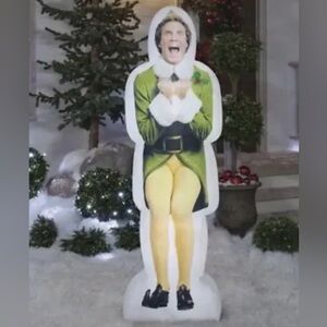 6' Inflatable Excited Buddy the Elf Airblown Christmas Inflatable